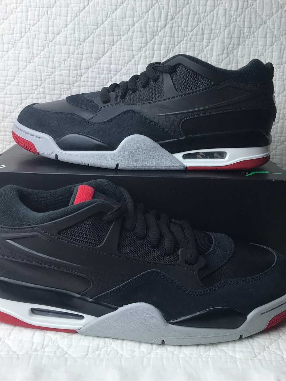 Nike Air Jordan 4 RM Shoes Men’s SZ 11 Black Varsity Red FQ7939-061